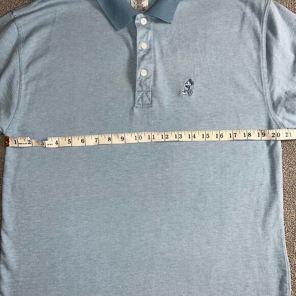 Walt Disney World Mickey Mouse Polo shirt blue size Med Vintage - Picture 4 of 7